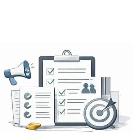 Abstraktes Symbolbild für Change-Management im Einkauf mit Fokus auf Standards, Umsetzung und nachhaltige Veränderung